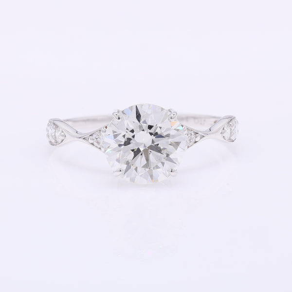 2.56 Carats Lab Grown Diamond 14K Gold Ring