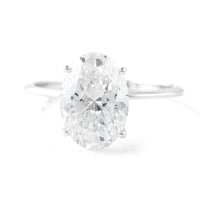 3.06 Carats Lab Grown Diamond 14K Gold Ring