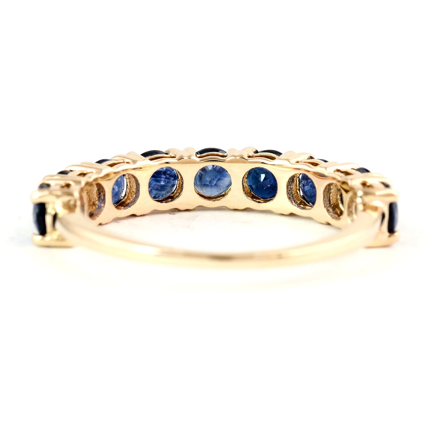 1.40 Ct Round Sapphire 14K Gold Ring