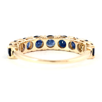 1.40 Ct Round Sapphire 14K Gold Ring