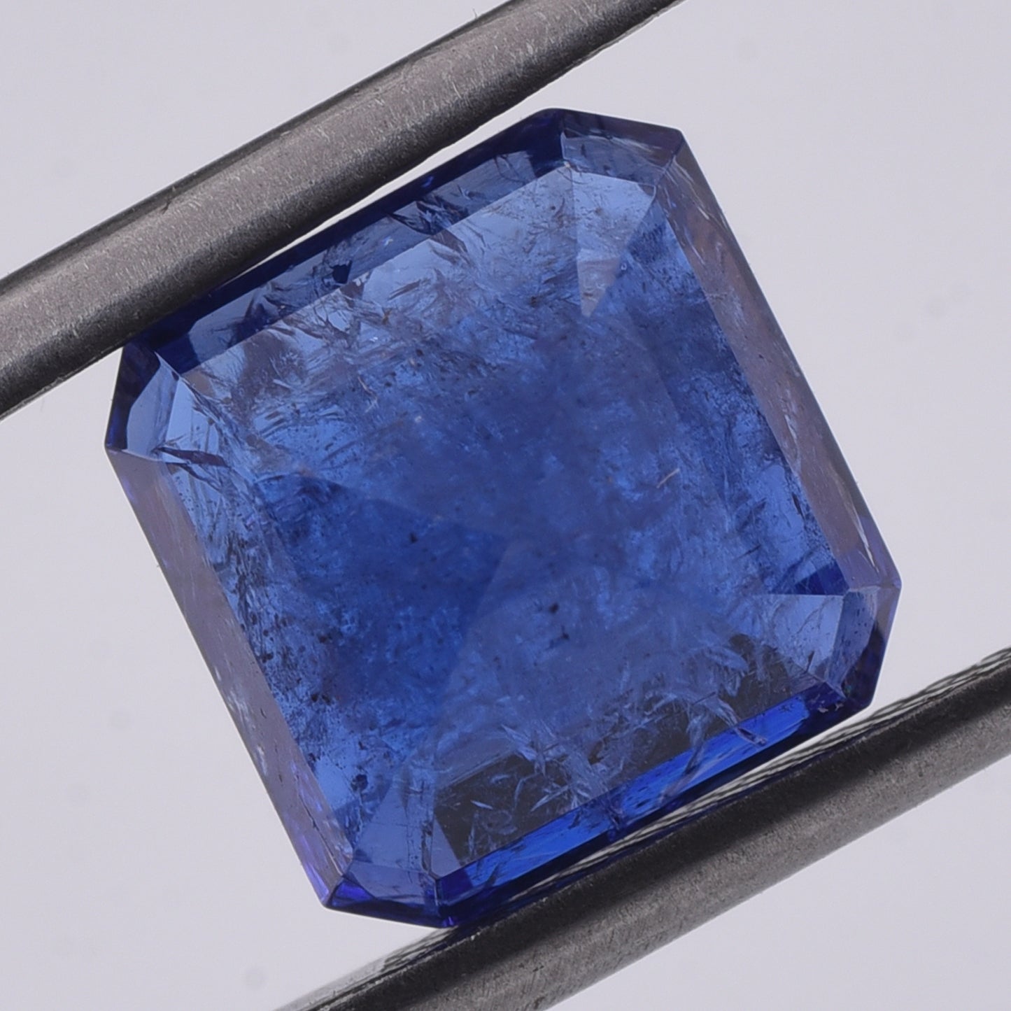 6.59 Natural Zoisite Tanzanite Square Emerald Cut Gemstone