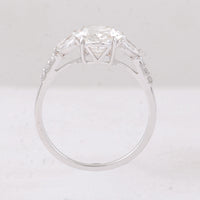 3.19 Carats Lab Grown Diamond 14K Gold Ring