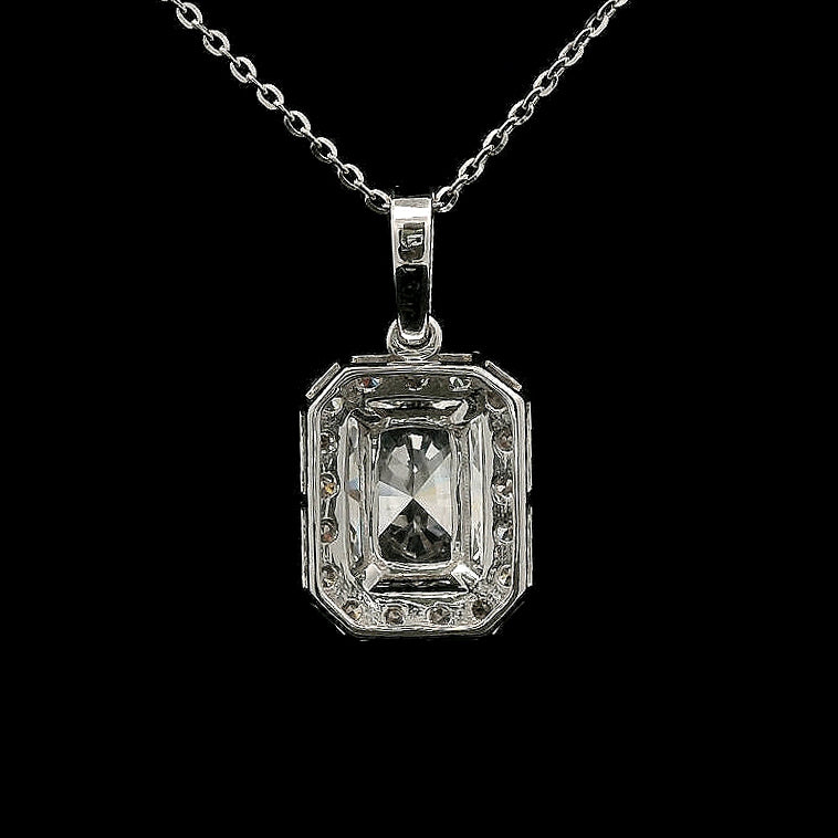 1.92 Carats Lab Grown Diamond 14K Gold Pendant