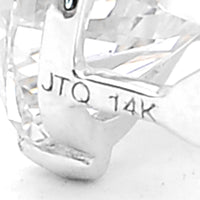 3.30 Carats Lab Grown Diamond 14K Gold Pendant