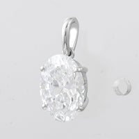 2.05 Carats Lab Grown Diamond 14K Gold Pendant