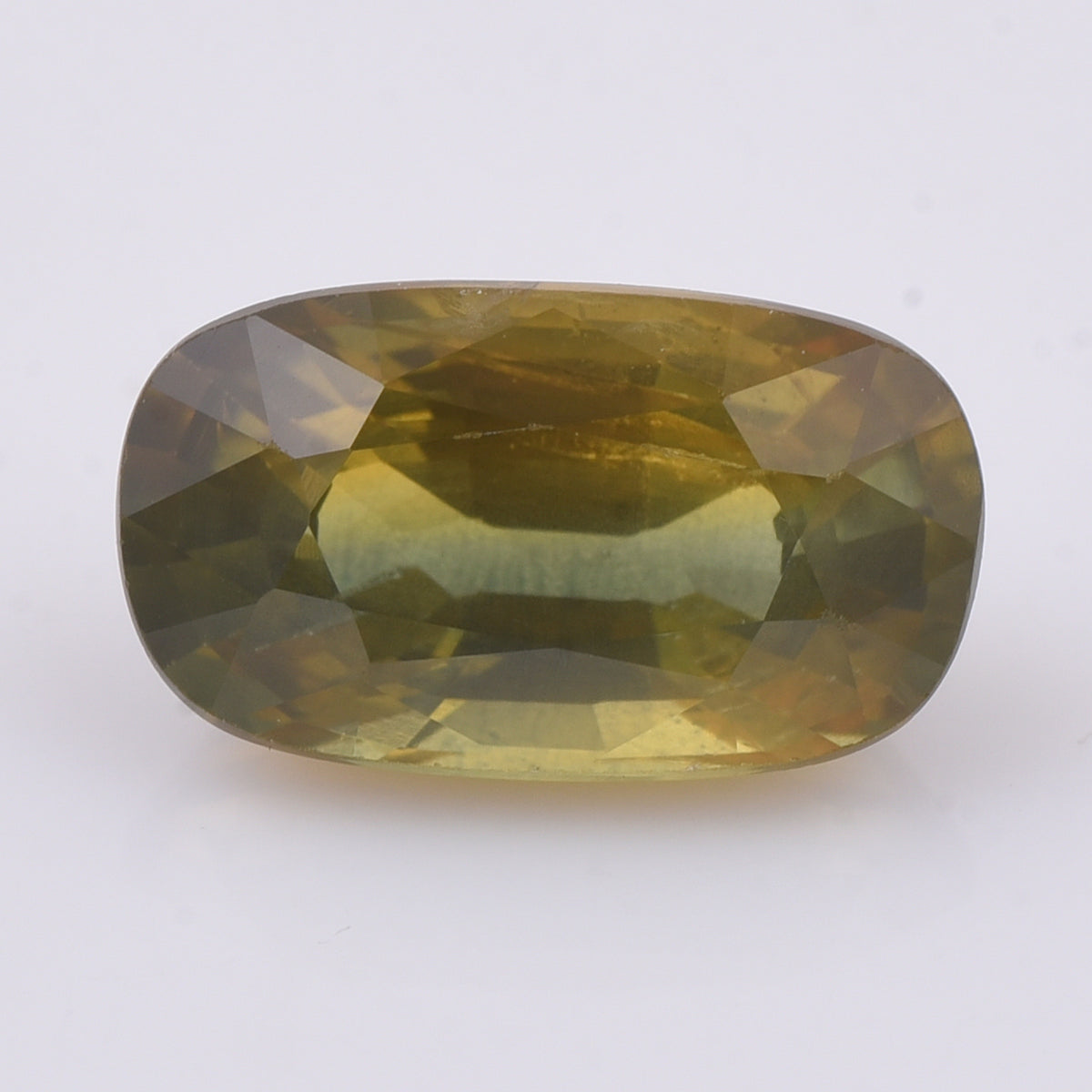 1.35 Natural Corundum Yellow Sapphire Rectangular Cushion Mixed Cut Gemstone