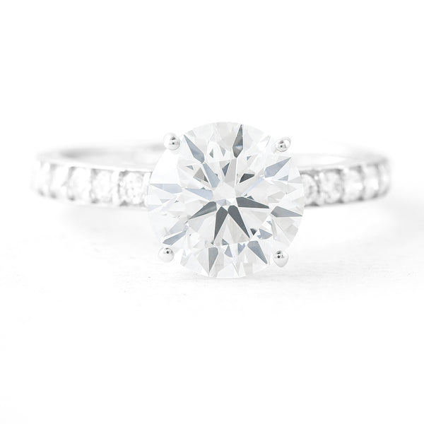 2.84 Carats Lab Grown Diamond 14K Gold Ring