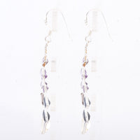 13.80 Ct Citrine, Smoky Quartz 925 Sterling Silver Earrings