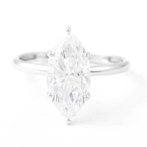 2.56 Carats Lab Grown Diamond 14K Gold Ring