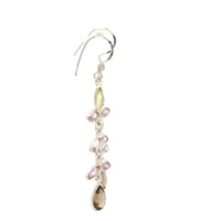10.10 Ct Smoky Quartz, Peridot 925 Sterling Silver Earrings