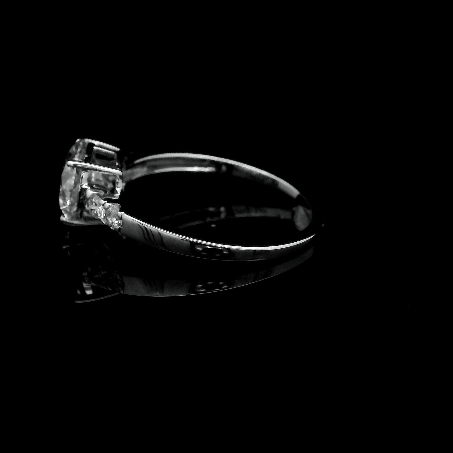 1.80 Ct Round Lab Grown Diamond 14K Gold Ring
