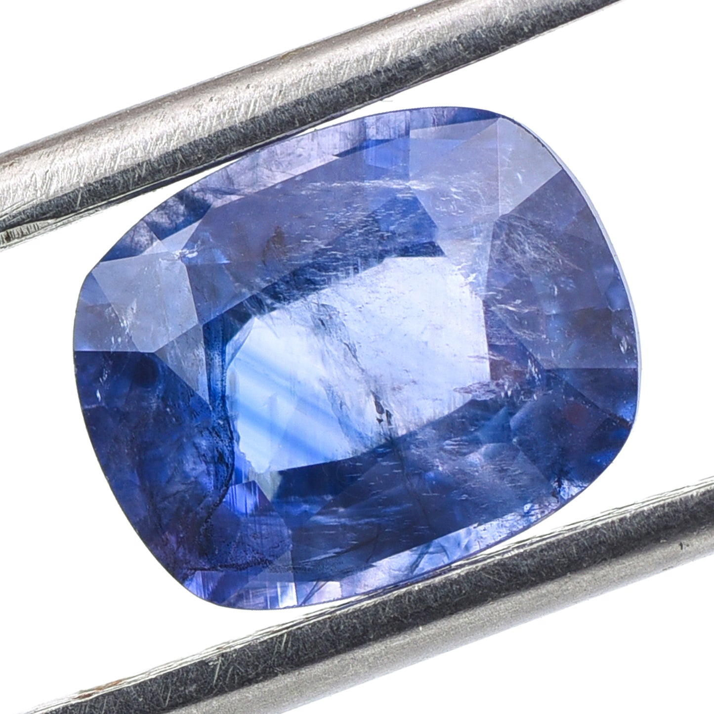 2.44 Natural Corundum Sapphire Rectangular Cushion Mixed Cut Gemstone