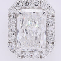 2.34 Carats Lab Grown Diamond 14K Gold Pendant