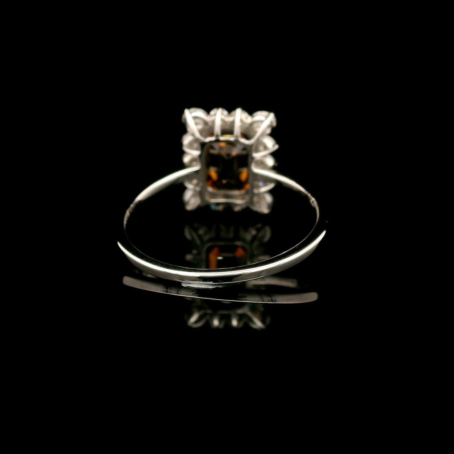2.07 Carats Red Lab Grown Diamond 14K Gold Ring
