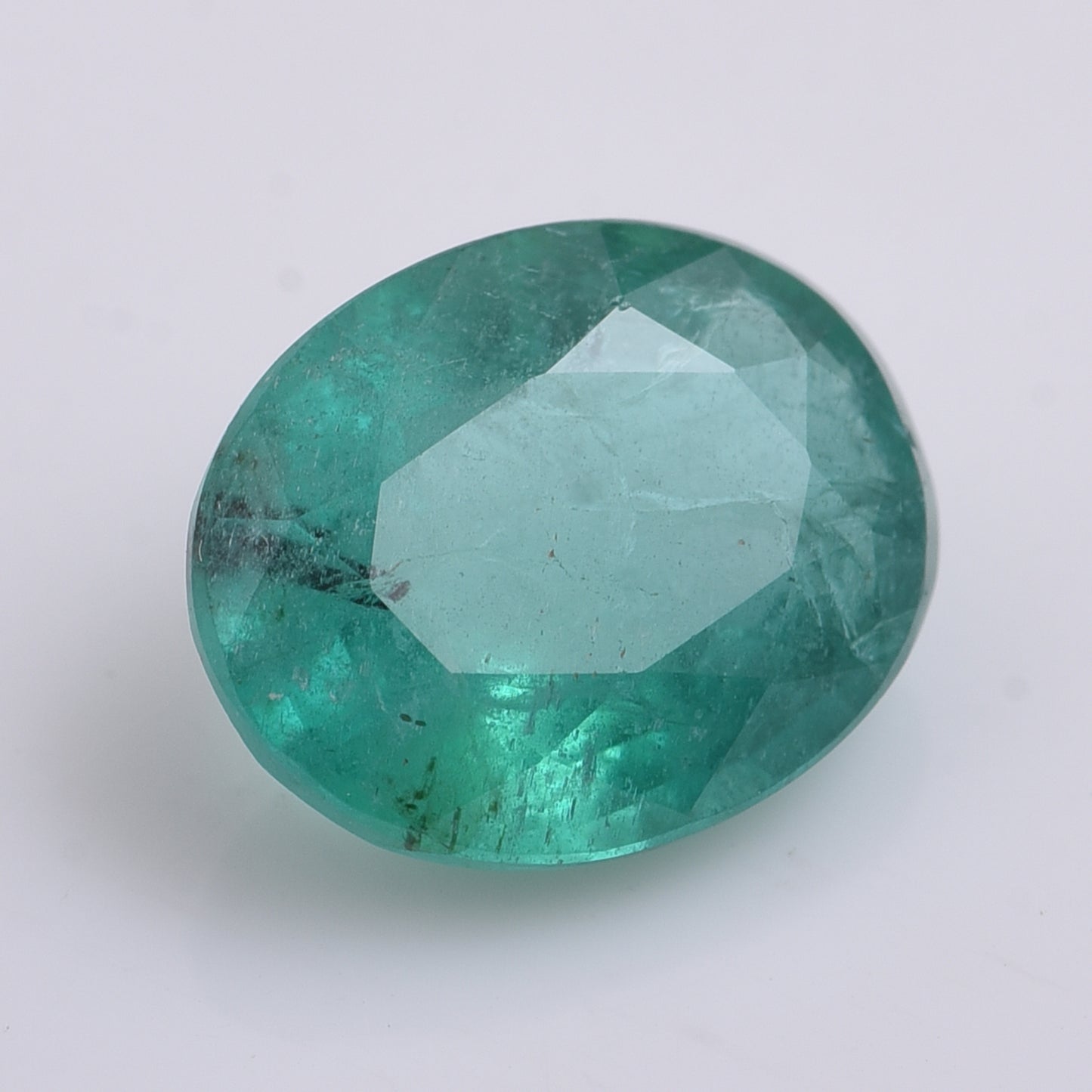2.42 Natural Beryl Emerald Oval Mixed Cut Gemstone