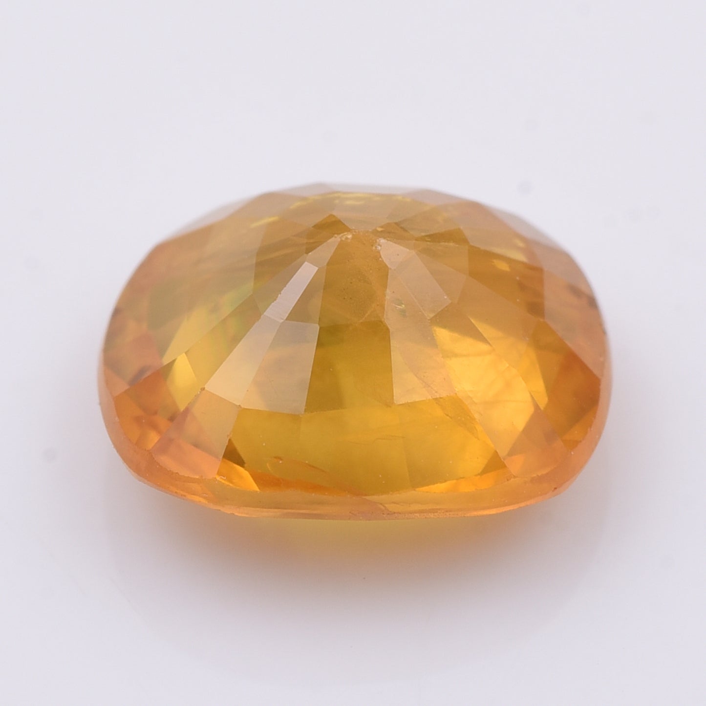 3.73 Natural Corundum Yellow Sapphire Rectangular Cushion Mixed Cut Gemstone