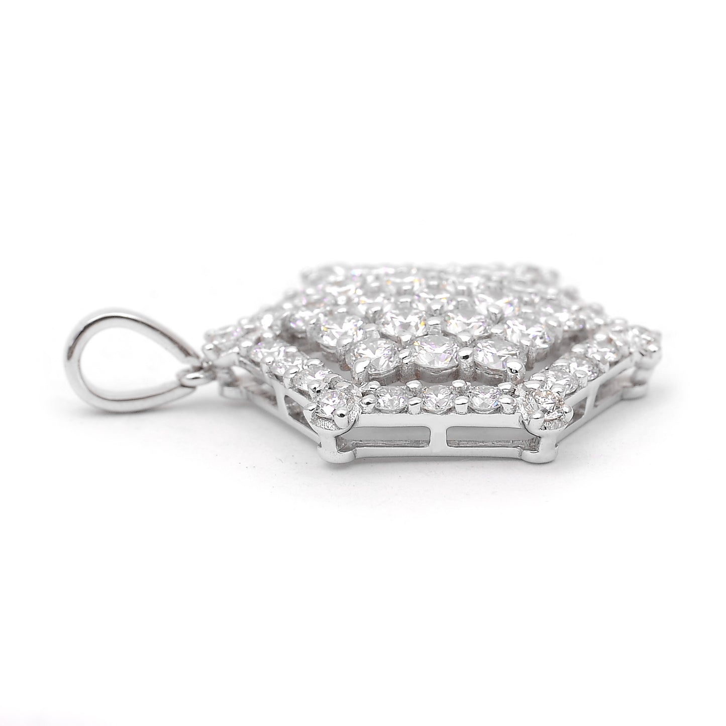 2.06 Carats Lab Grown Diamond 14K Gold Pendant