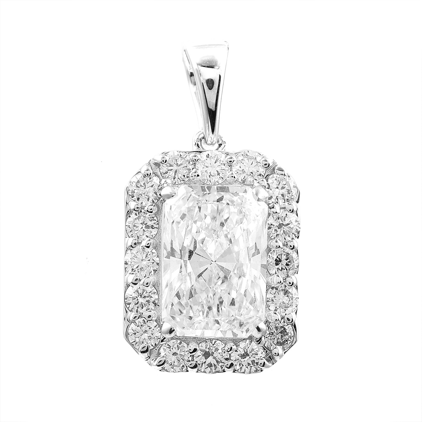 2.47 Carats Lab Grown Diamond 14K Gold Pendant