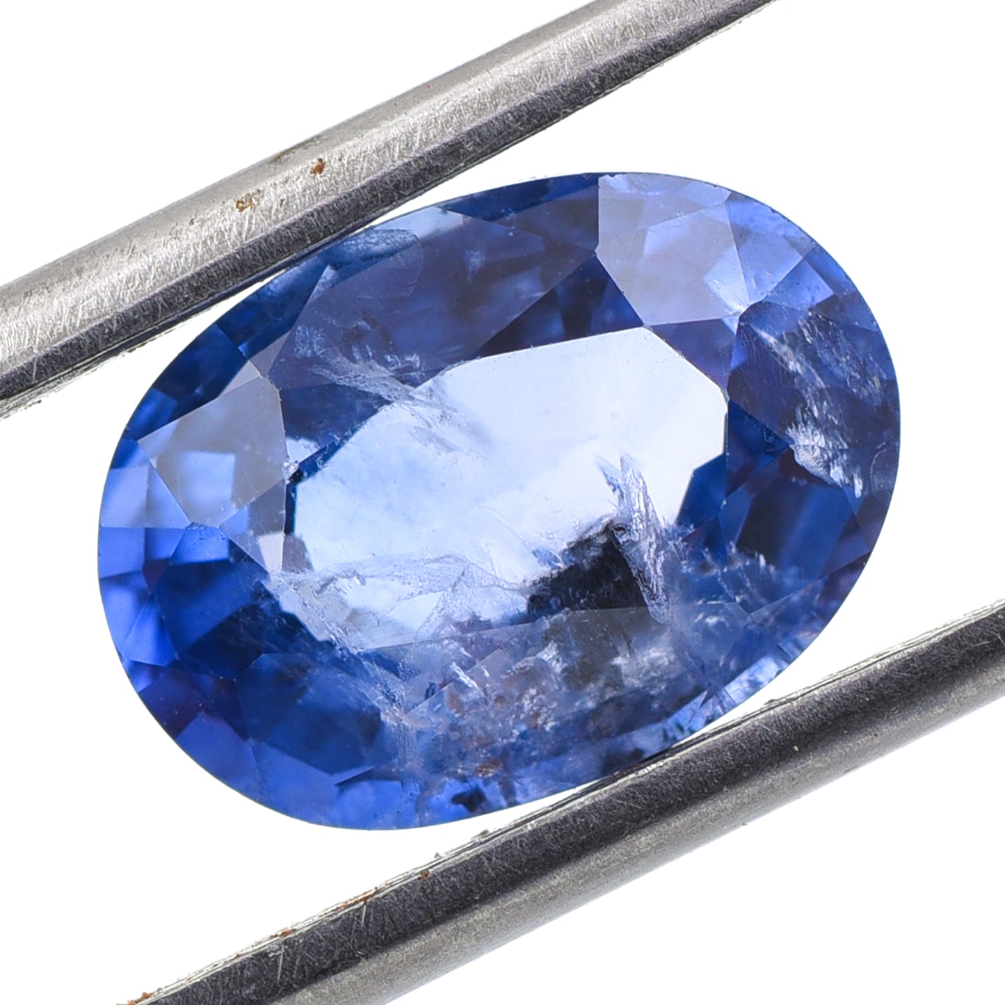 2.7 Natural Corundum Sapphire Oval Mixed Cut Gemstone