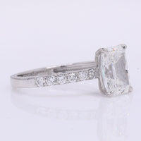 2.41 Carats Lab Grown Diamond 950 Platinum Ring