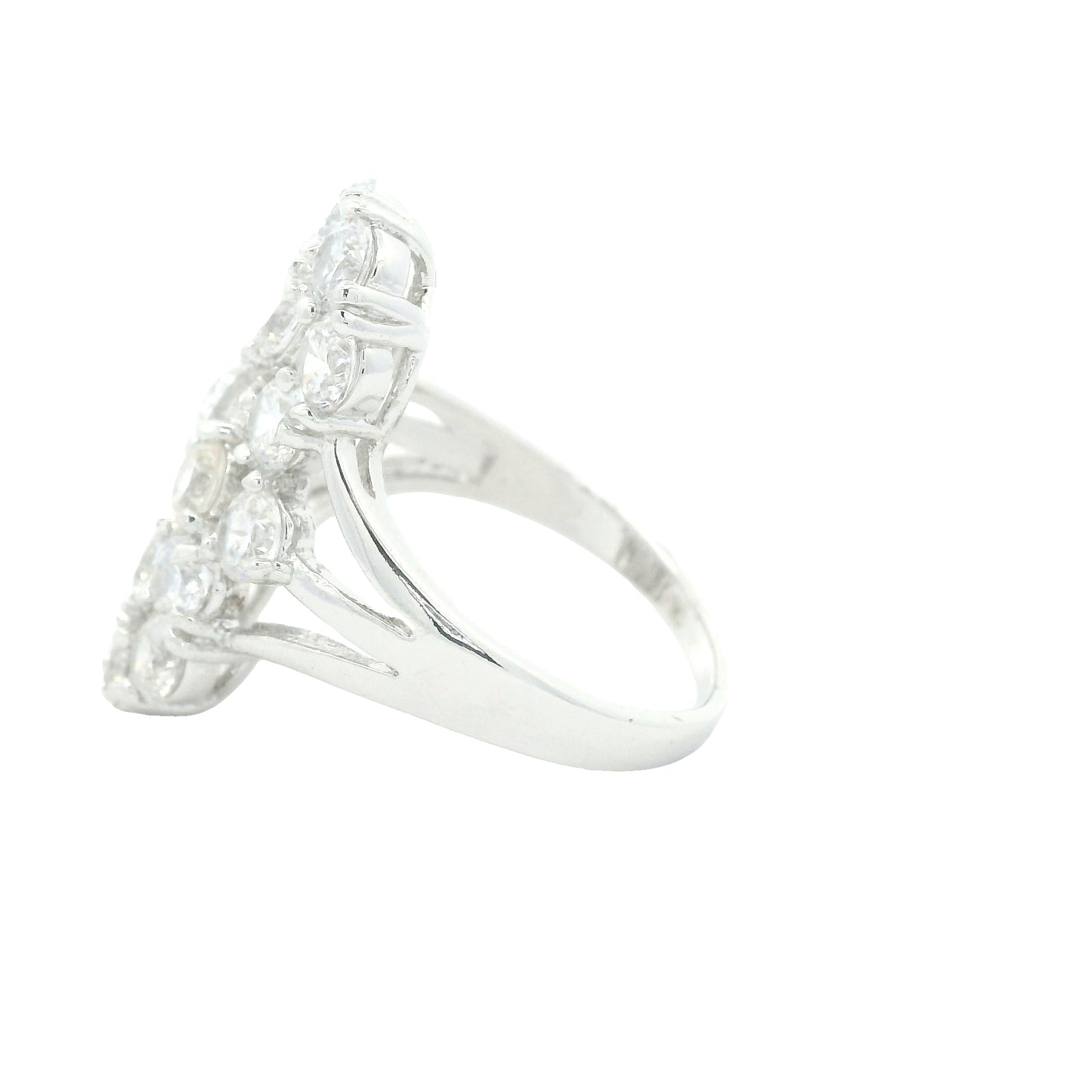 10.35 Ct Cubic Zirconia 925 Sterling Silver Ring