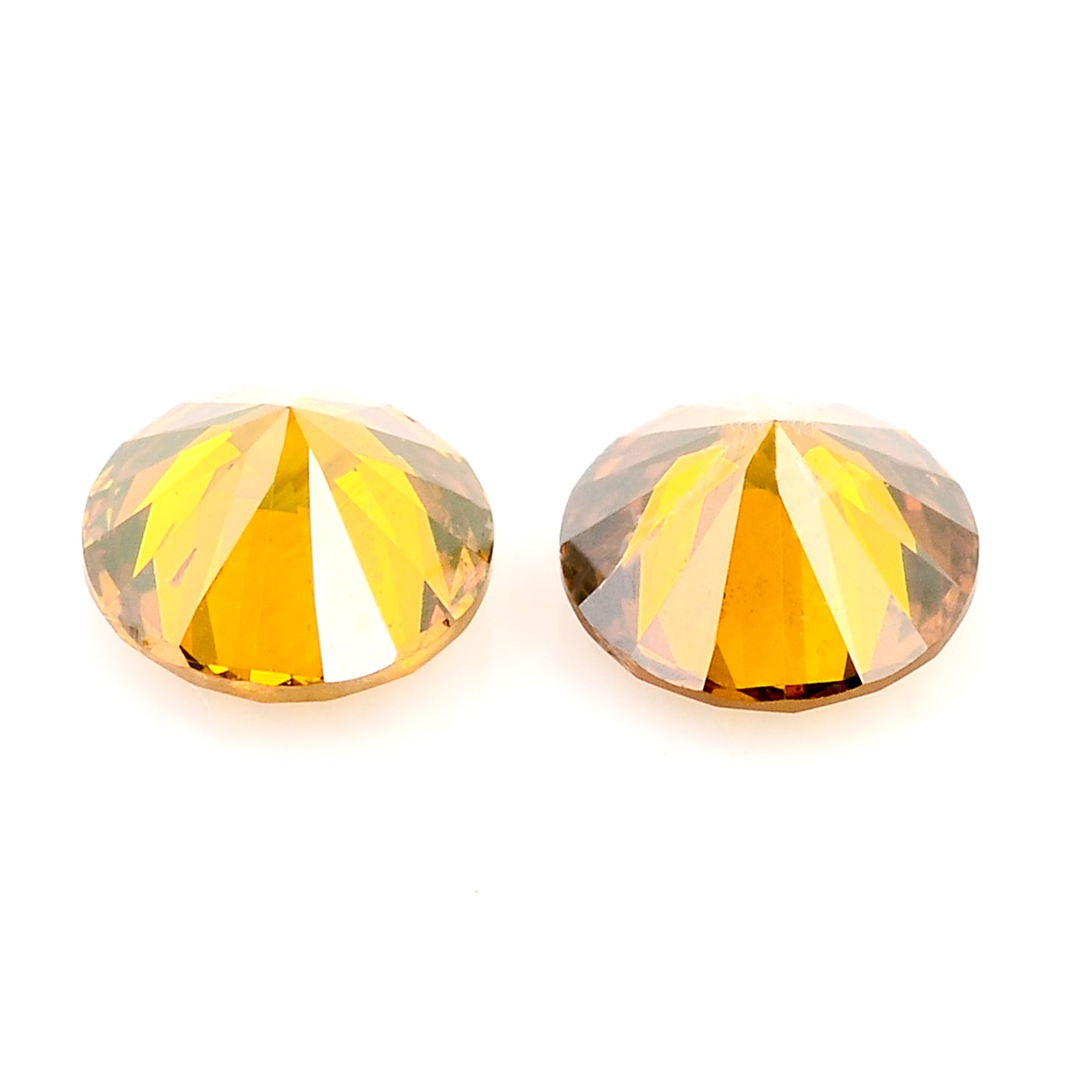 0.40 Red Diamond Round Loose Gemstone