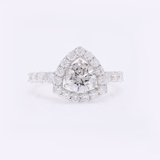 1.99 Carats Lab Grown Diamond 14K Gold Ring