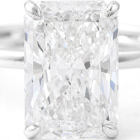 4.00 Carats Lab Grown Diamond 14K Gold Ring