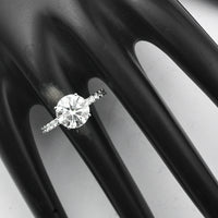 2.90 Carats Lab Grown Diamond 14K Gold Ring
