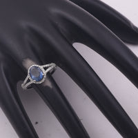 1.52 Ct Oval Mixed Cut Natural Sapphire 950 Platinum Ring