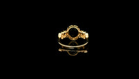 2.19 Ct Oval Natural Sapphire 14K Gold Ring