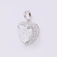 3.43 Carats Lab Grown Diamond 14K Gold Pendant