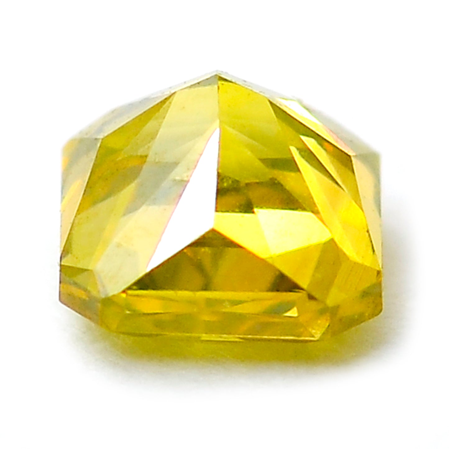0.26 Yellow Diamond Octagon Loose Diamond