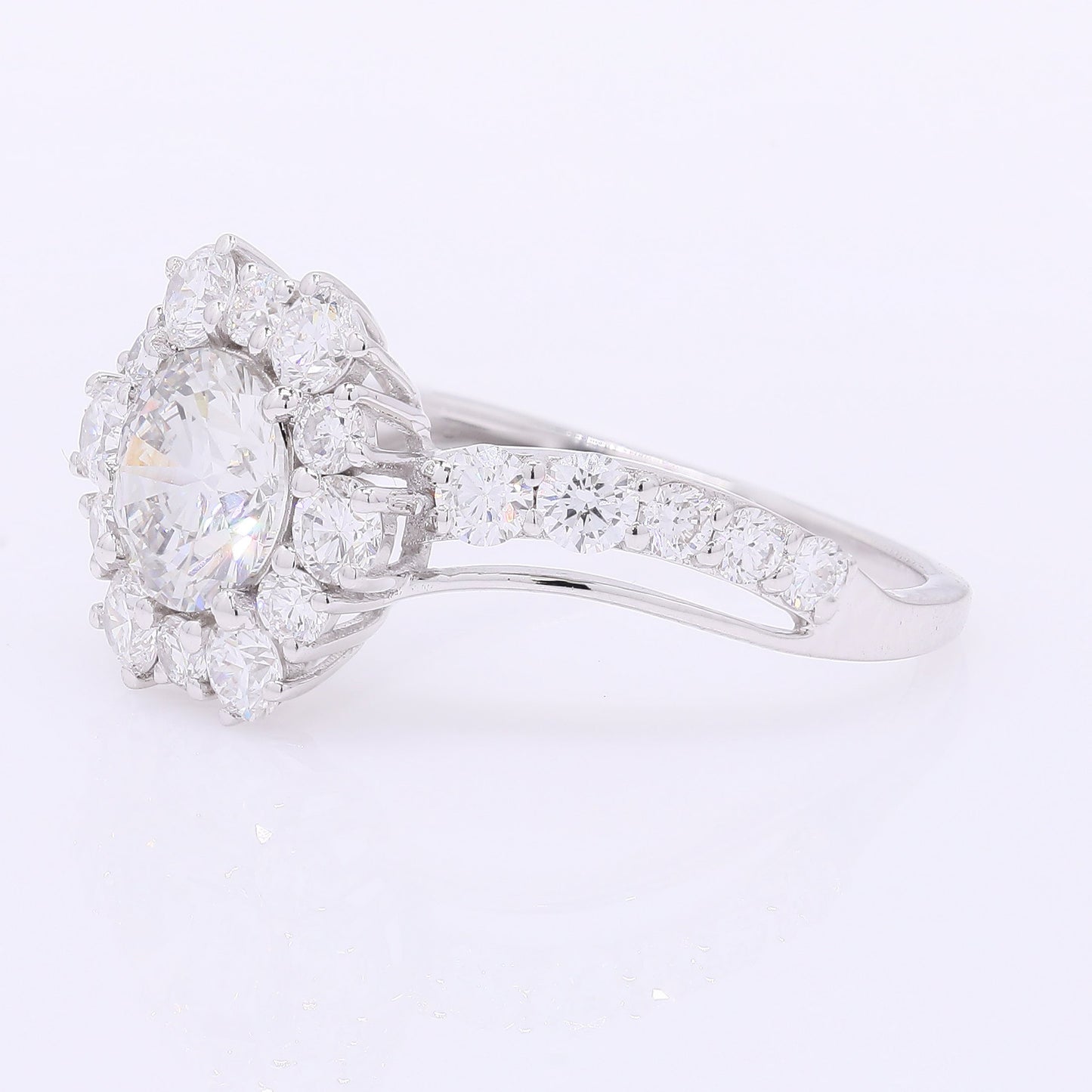 1.98 Carats Lab Grown Diamond 14K Gold Ring