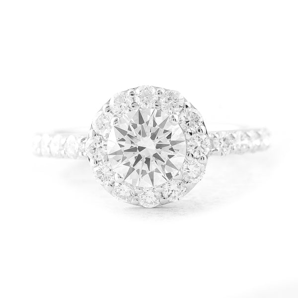 2.09 Carats Lab Grown Diamond 14K Gold Ring