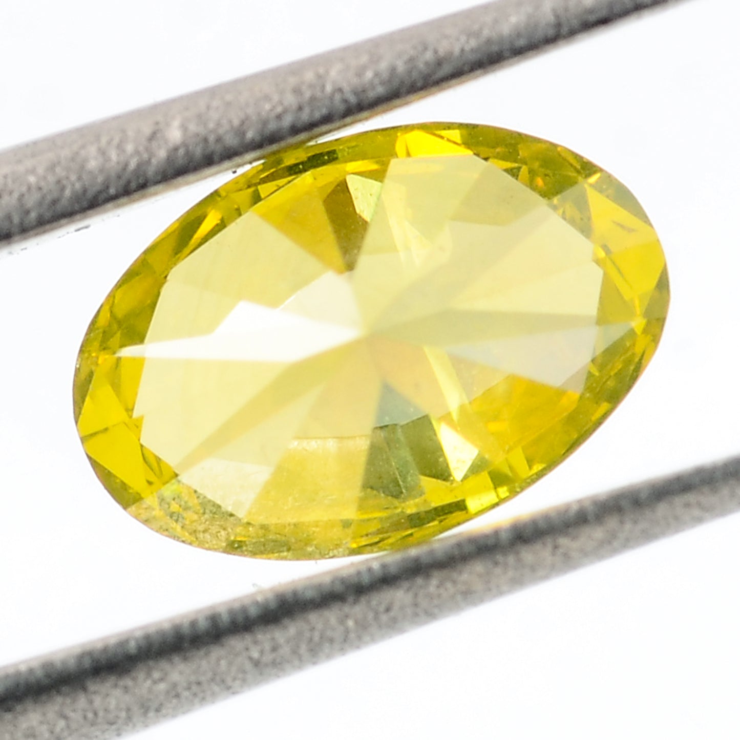 0.69 Carat Yellow Diamond Oval Loose Gemstone
