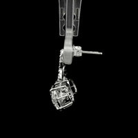 4.44 Ct Round Lab Grown Diamond 14K Gold Earrings