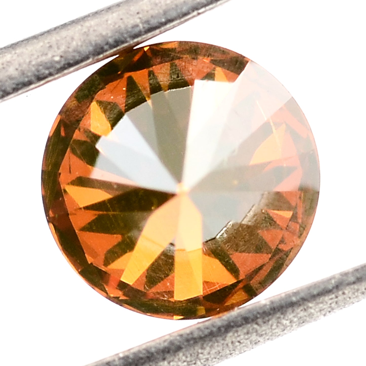 0.55 Red Diamond Round Loose Gemstone