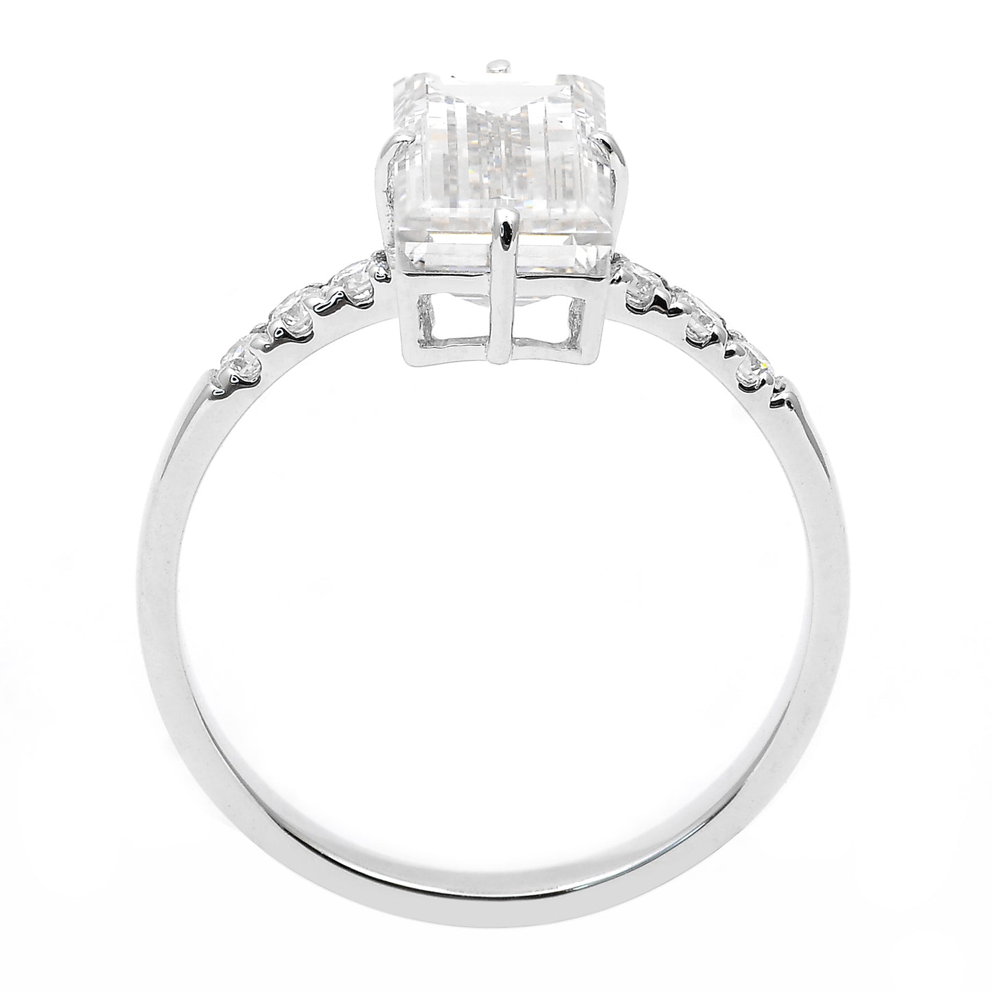3.19 Carats Lab Grown Diamond 14K Gold Ring