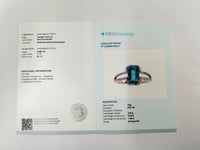 1.89 Ct Octagon Step Cut Natural Emerald 14K Gold Ring