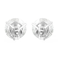 5.63 Carats Lab Grown Diamond 14K Gold Earrings