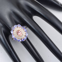 3.19 Ct Oval Tourmaline 14K Gold Ring
