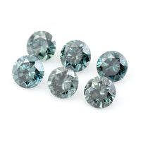 0.53 Blue Diamond Round Loose Gemstone