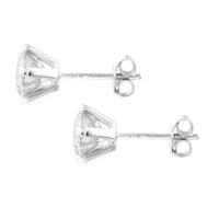 3.14 Carats Lab Grown Diamond 14K Gold Earrings