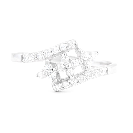 0.91 Ct Cubic Zirconia 925 Sterling Silver Ring