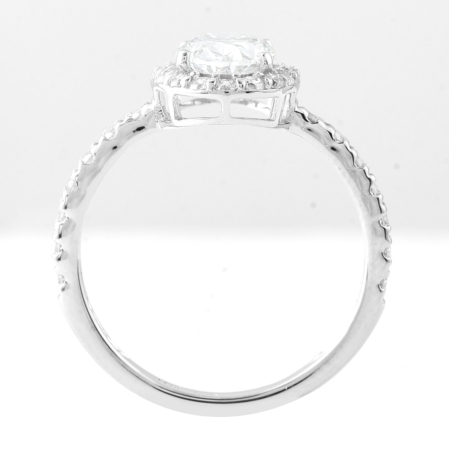 2.08 Carats Lab Grown Diamond 14K Gold Ring