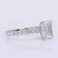 2.43 Carats Lab Grown Diamond 14K Gold Ring