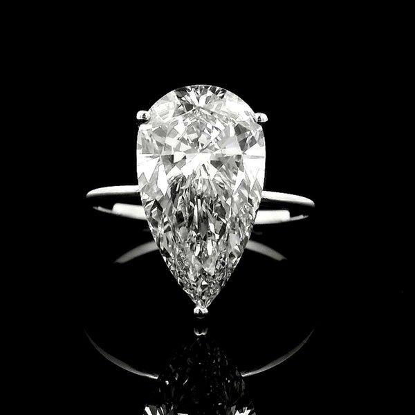 4.55 Carats Lab Grown Diamond 14K Gold Ring