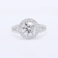 2.48 Carats Lab Grown Diamond 14K Gold Ring