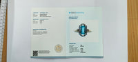 1.47 Ct Octagon Step Cut Natural Emerald 14K Gold Ring